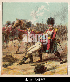 La morte di Abercromby Foto Stock