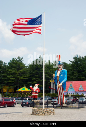 I mondi più alto lo zio Sam a foresta magica di Lake George New York Foto Stock