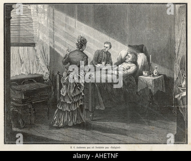 Andersens Morte 1875 Foto Stock
