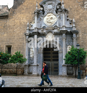 La Iglesia de Santos Justo y Pastor ingresso della chiesa Granada Andalusia Spagna meridionale