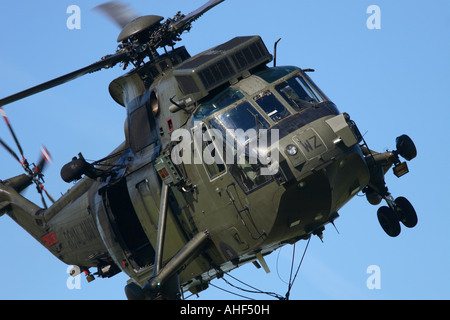 Royal Navy Westland Sea King HC4 portante truppa assault elicottero usato per trasportare le truppe britanniche in Iraq e in Afghanistan Foto Stock