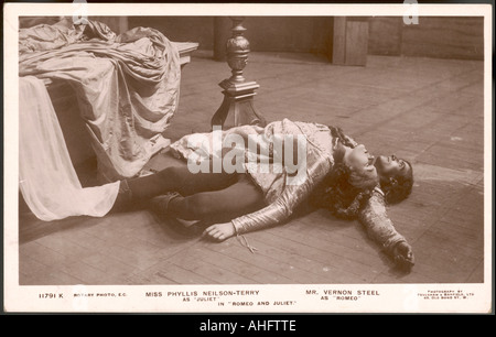 Romeo Giulietta scena di morte Foto Stock