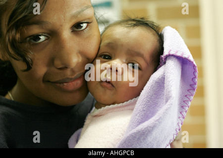 Aborigeni Australiani le famiglie a La Perouse Sydney Australia Foto Stock