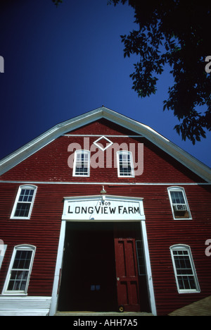 Long View Farm Barn in legno ingresso vicino a Boston Stati Uniti d'America Foto Stock