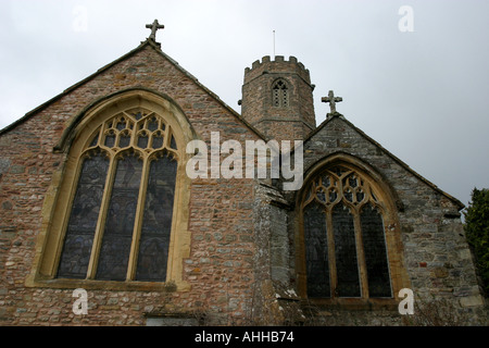 La chiesa presso il Vescovo s scafo vicino a Taunton in Somerset Foto Stock