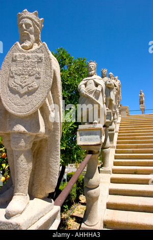 Re scale presso il episcopale Jardim Castelo Branco in Portogallo Foto Stock