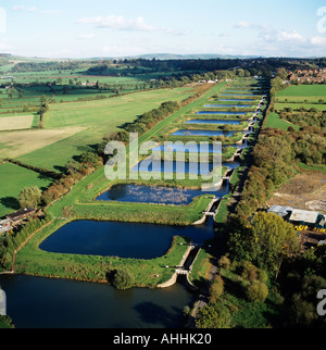 Caen si blocca sul Kennet and Avon Canal vicino a Devizes Wilts Foto Stock