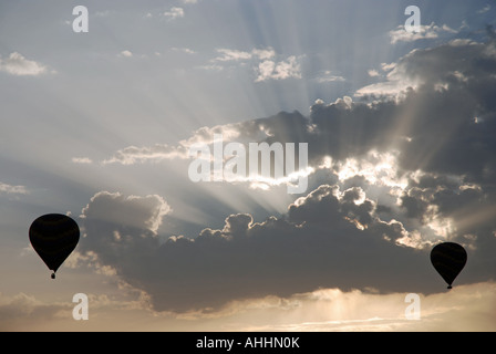 Le mongolfiere di sunrise, Turchia, Cappadocia Foto Stock