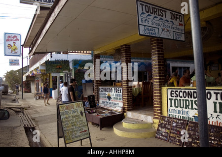 Strada di Puerto Jimenez, Osa Peninsula, Costa Rica Foto Stock