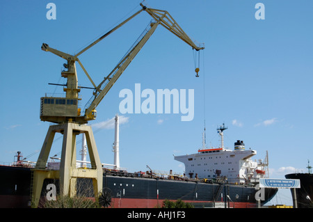 Daewoo dockyard in 12 Mai Foto Stock