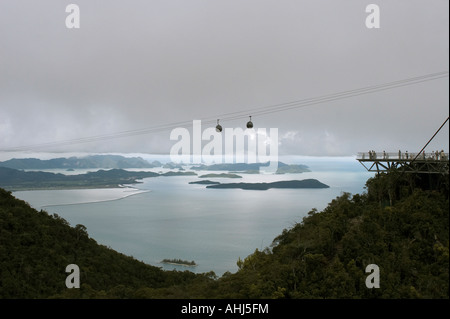 Il Langkawi Funivia Foto Stock
