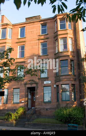 Tenement House Buccleuch Street Glasgow Scotland Regno Unito Foto Stock