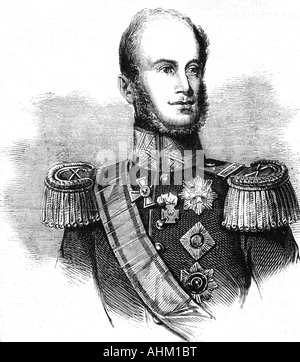 William i, 24.8.1772 - 12.12.1843, Re dei Paesi Bassi 16.3.1814 - 7.10.1840, ritratto, incisione, 19th secolo, , Foto Stock