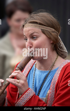 Viking festival Hafnarfjordur Islanda Foto Stock