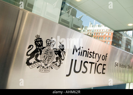 MOJ Ministero della Giustizia ufficio nel central London REGNO UNITO Foto Stock