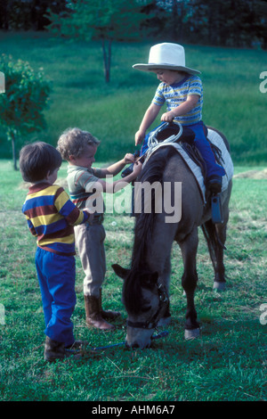 Giro in pony Foto Stock