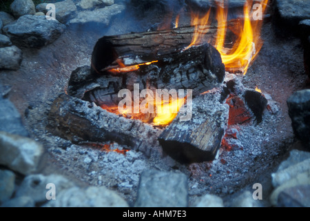 Campfire Foto Stock