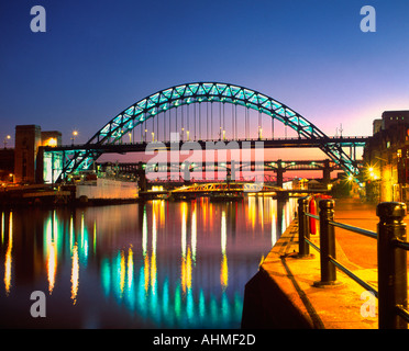 Tyne Bridge, Newcastle upon Tyne, Tyne and Wear, England, Regno Unito Foto Stock
