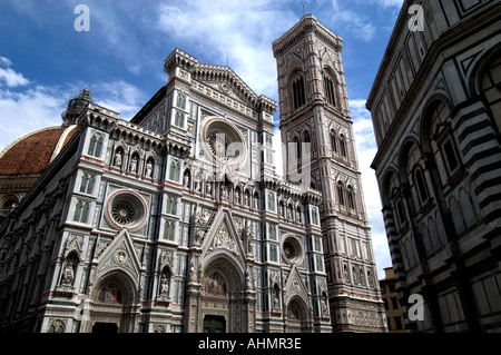 La Basilica di Santa Maria del Fiore è la chiesa cattedrale del Duomo di Firenze Italia Toscana Foto Stock