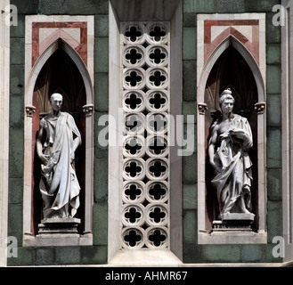 La Basilica di Santa Maria del Fiore è la chiesa cattedrale del Duomo di Firenze Italia Toscana Foto Stock