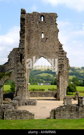 Rovine del XII secolo Talley Abbey vicino a Llandeilo Carmarthenshire Galles Centrale REGNO UNITO Foto Stock