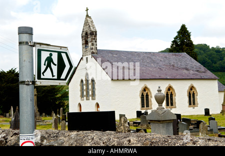 Talley chiesa vicino a Llandeilo Carmarthenshire Wales UK Foto Stock