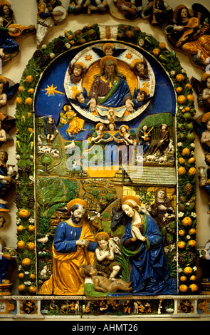 Gesù Cristo Firenze Giovanni della Robbia Ceramica Foto Stock