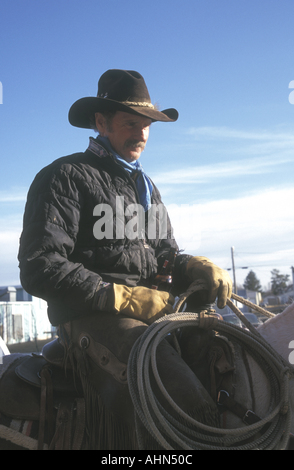 Cowboy Montana USA Foto Stock