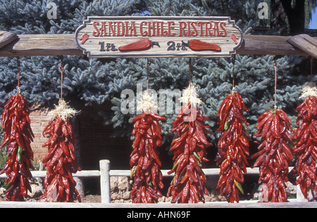 Il Sandia chili stringhe, Nuovo Messico Foto Stock