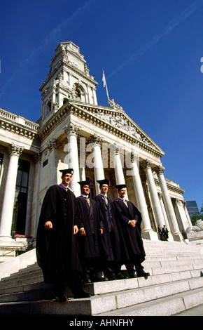 Hampshire Portsmouth laureati su Guildhall passi Foto Stock