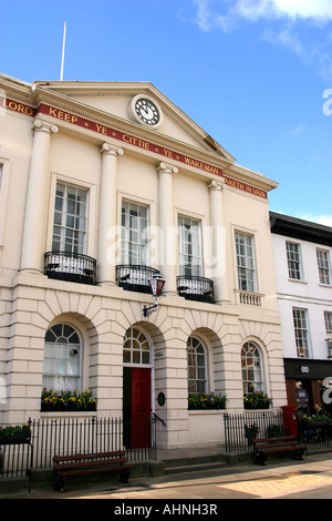 Regno Unito Yorkshire Ripon Westgate il Municipio Foto Stock