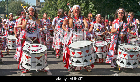 Batala banda Samba Foto Stock