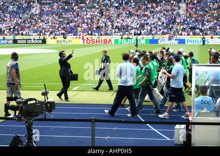 Fotografi di raccogliere al finale di Coppa del Mondo 2006 Foto Stock