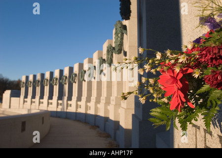 National Memoriale della Seconda Guerra Mondiale a Washington Foto Stock