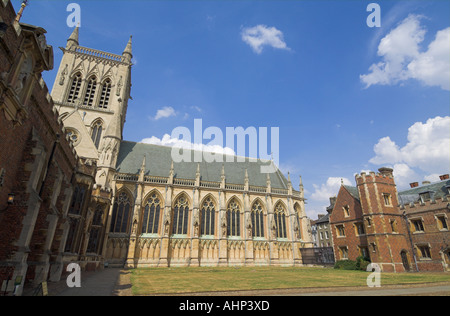 St Johns college chapel Cambridge Cambridgeshire England GB UK EU Europe Foto Stock