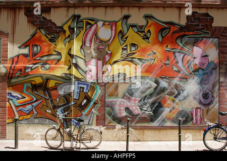 Toulouse graffiti Foto Stock