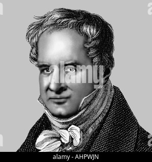 Alexander von Humboldt 1769 1859 naturalista tedesco incisione Foto Stock
