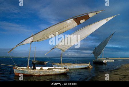 Dhow, Maxixe, Mozambico Foto Stock