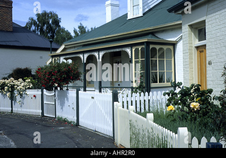 Arthur Circus, il punto di batteria, Hobart, Tasmania, Australia Foto Stock