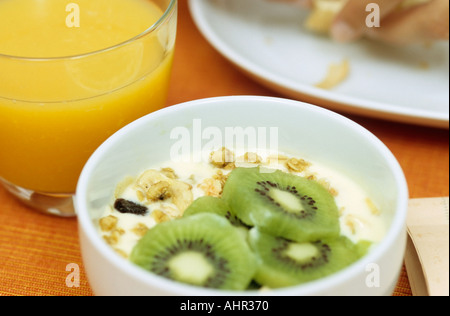 Sana colazione close-up Foto Stock