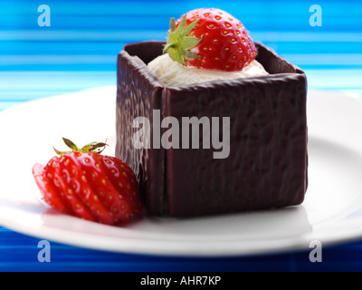 La menta cioccolato dopo ottavi di vaniglia dolci gelato alimentare editoriale Foto Stock