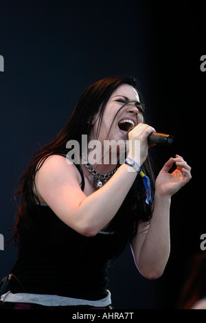 Amy Lee, cantante, Evanescence, American band alternative rock, da Little Rock, Arkansas, Amy Lee, voce, Foto Stock