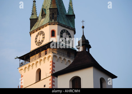 Kremnica Castle, Kremnica, Banská Bystrica Regione, Slovacchia. Foto Stock