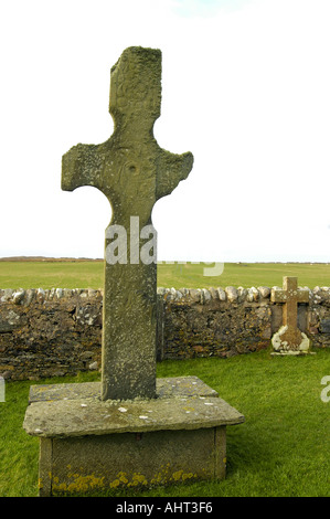 Kilnave Celtic Cross AD750 Ardnave Loch Gruinart Foto Stock