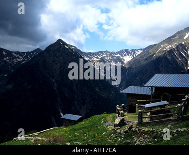 ANDORRA Europa Può Bordes del Prato Nous un estate farm nei Pirenei Foto Stock