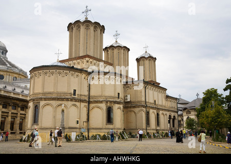 Il rumeno Cattedrale Patriarcale a Bucarest / Romania Foto Stock