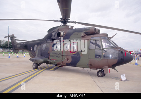 La Eurocopter AS 532 Cougar 2 elicottero militare olandese Royal Air Force Foto Stock