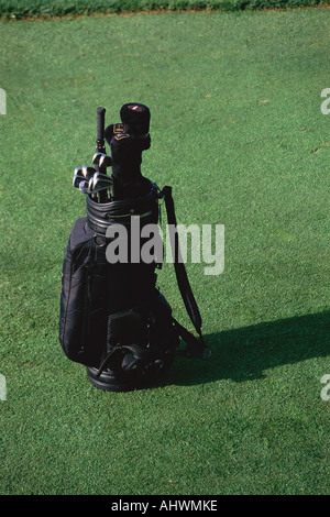 La sacca di mazze da golf Foto Stock