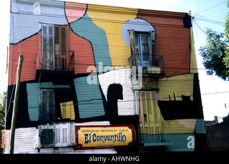 ARGENTINA - zona la Boca di Buenos Aires nel sud-est della città vicino al porto. Foto: Tony Gale Foto Stock
