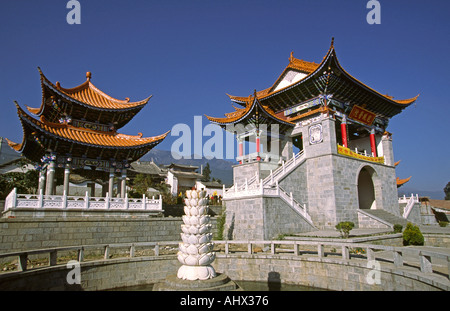 Cina Yunnan Guanyin Tempio della Dea della Misericordia Foto Stock